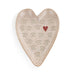 Paw Print Heart Spoon Rest – 4.5" x 6.5" Demdaco