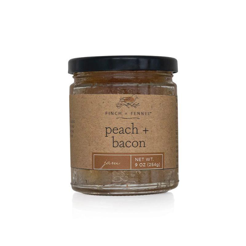 Peach + Bacon Jam – 9 oz Sweet & Savory Gourmet Spread