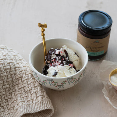 Peppermint Fudge Sauce 10oz – Rich Chocolate Holiday Dessert