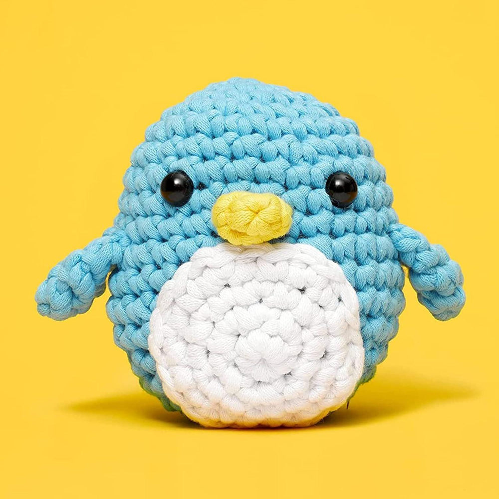 Pierre the Penguin Crochet Kit – Beginner Friendly by The Woobles