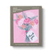 Pink Sketched Bouquet Thank You Note Cards – Boxed Set of 10