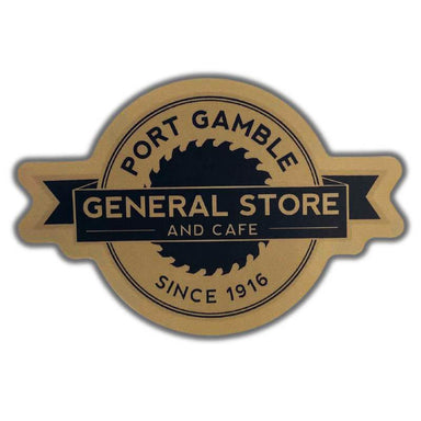 Port Gamble General Store Logo Sticker