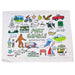 Port Gamble Wanderer Dish Towel – 23" x 15.5" Waffle-Knit Landmarks