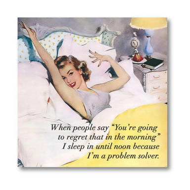 Problem Solver Beverage Napkins – 20 Count, Funny Cocktail Napkins