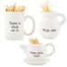 Punny Toothpick Holder – Ceramic Table Accessory