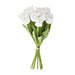 Real Touch Parrot Mini Tulip Stems – Set of 12 | 12" - White