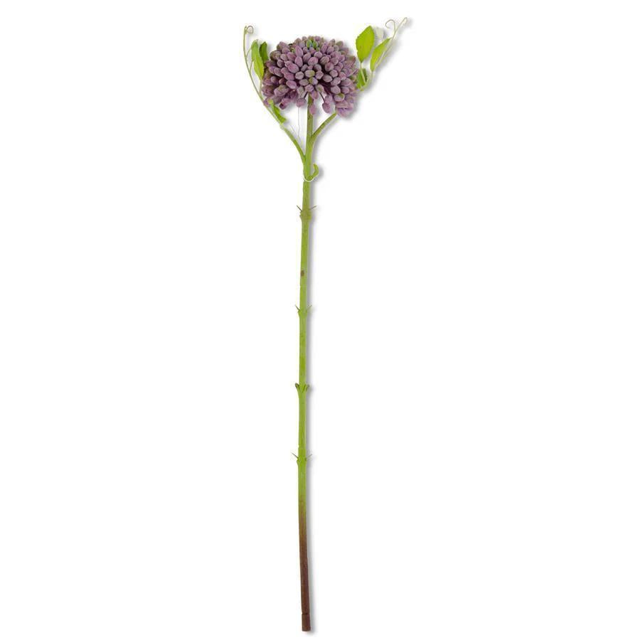 Real Touch Purple Sedum Stem – Lifelike Floral Decor, 20"