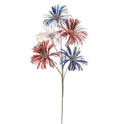 Red, White & Blue Sparkler Spray – 22" Patriotic Décor