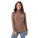Reign Long Sleeve Turtleneck – Soft Fitted Mushroom Top