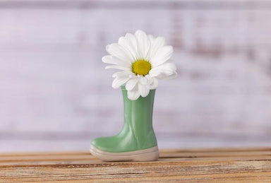Res Mini Garden Boot Planters – Enchanted Garden, 3" Resin.