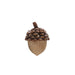 Decorative acorn with pine cone on a white background