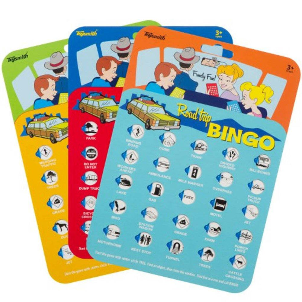 Road Trip Bingo Game – Spot & Slide Travel Fun for Kids!