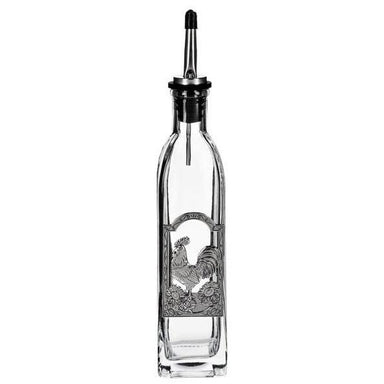Rooster Glass Oil Bottle: Stylish Decor and Functional Elegance!