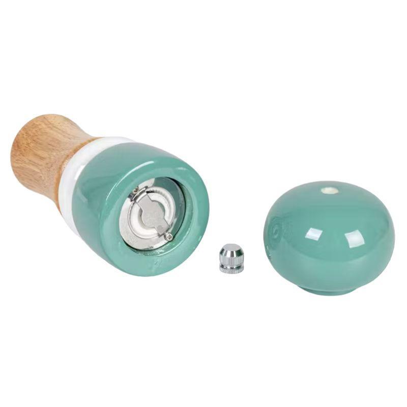 Rubberwood Salt & Pepper Mill – Grey, Cream & Natural