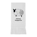 Ruffle Edge Farm Towel: Charming Embroidered Kitchen Accent - sheep happens