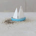 Sailboat Salt & Pepper Shakers – Coastal Stoneware Set