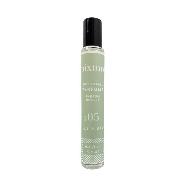 Salt & Sage Rollerball Perfume | Fresh Coastal Scent by Mixture