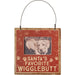 Santa's Favorite Wigglebutt Mini Frame – Pet Photo Display with Holiday Charm