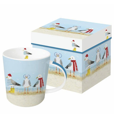 Sassy Seagulls Ceramic Mug – 0.4 L Gift Mug