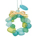 Sea Glass Wreath Ornament – Coastal Christmas Charm by Cape Shore
