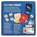 Sea Knot Bingo game box with cards and tokens on a blue background