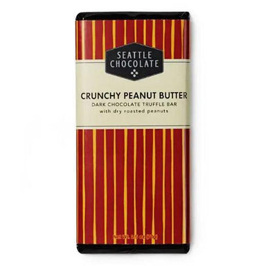 Seattle Chocolate Crunchy Peanut Butter Dark Chocolate Bar - 2.5oz