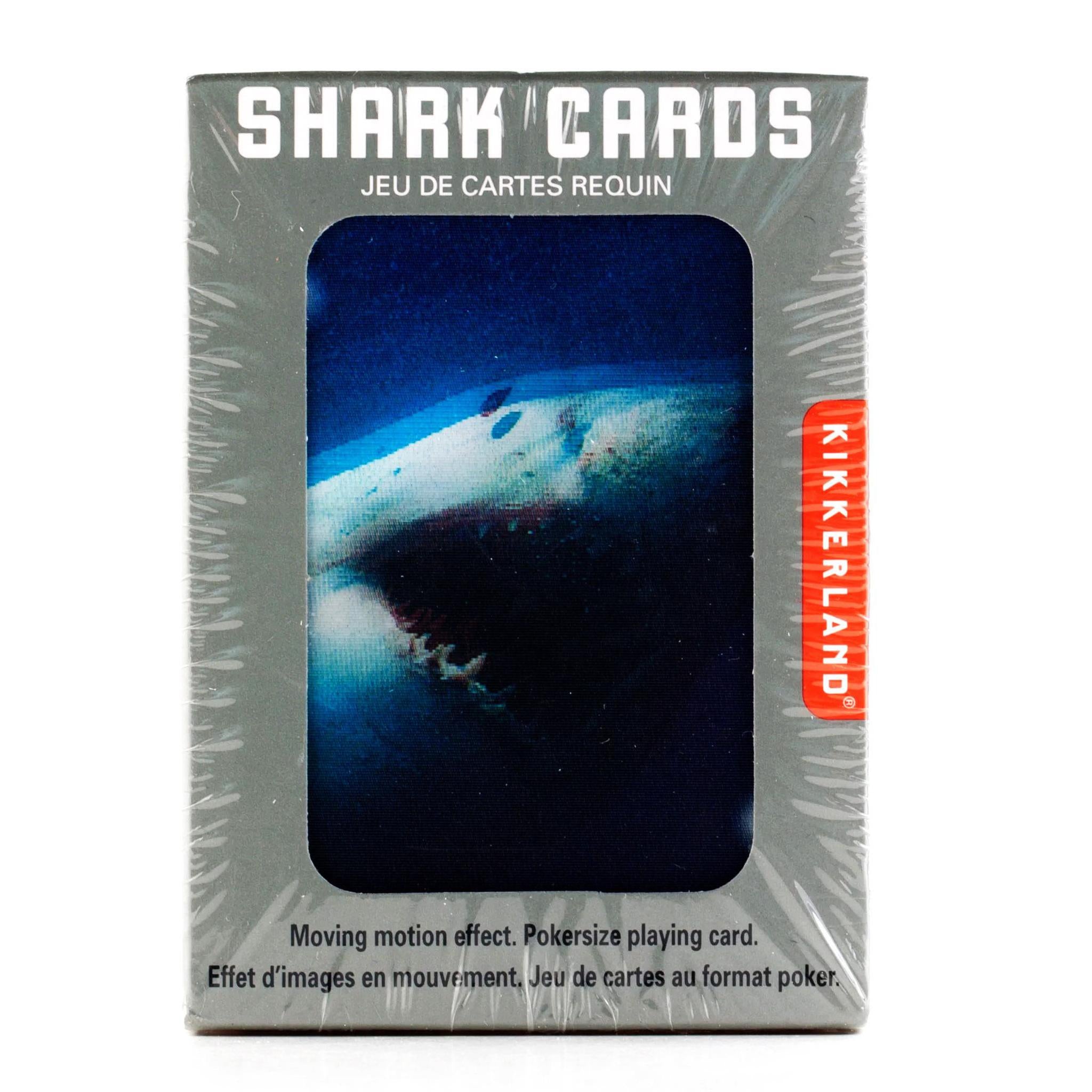Shark 3D Playing Cards: Dive into a Deck of Fin-tastic Shark Images