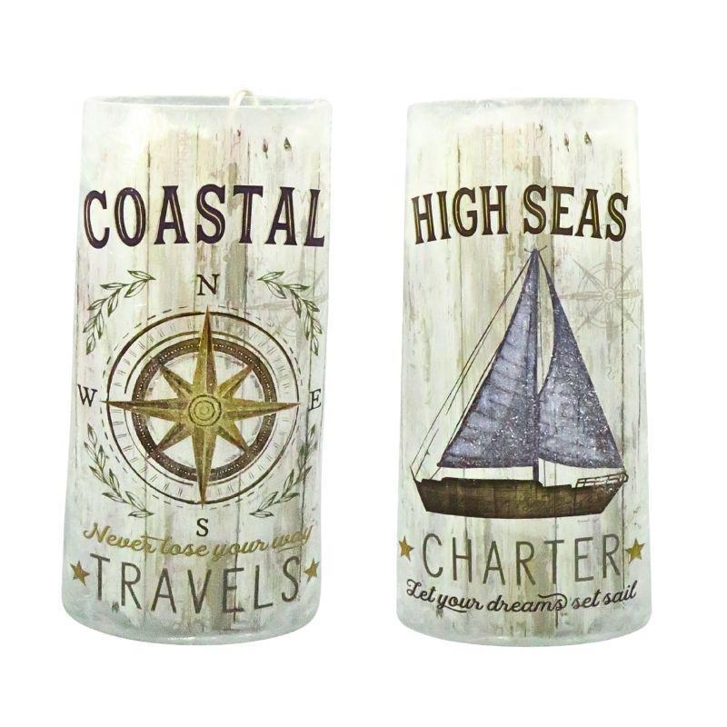 Ship N Shore Stony Creek Lighted Glass Vase – Coastal Designs