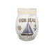 Decorative wine glass with 'High Seas Charter' design on a white background