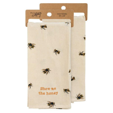 Show Me The Honey Kitchen Towel – Bee Design, Cotton-Linen