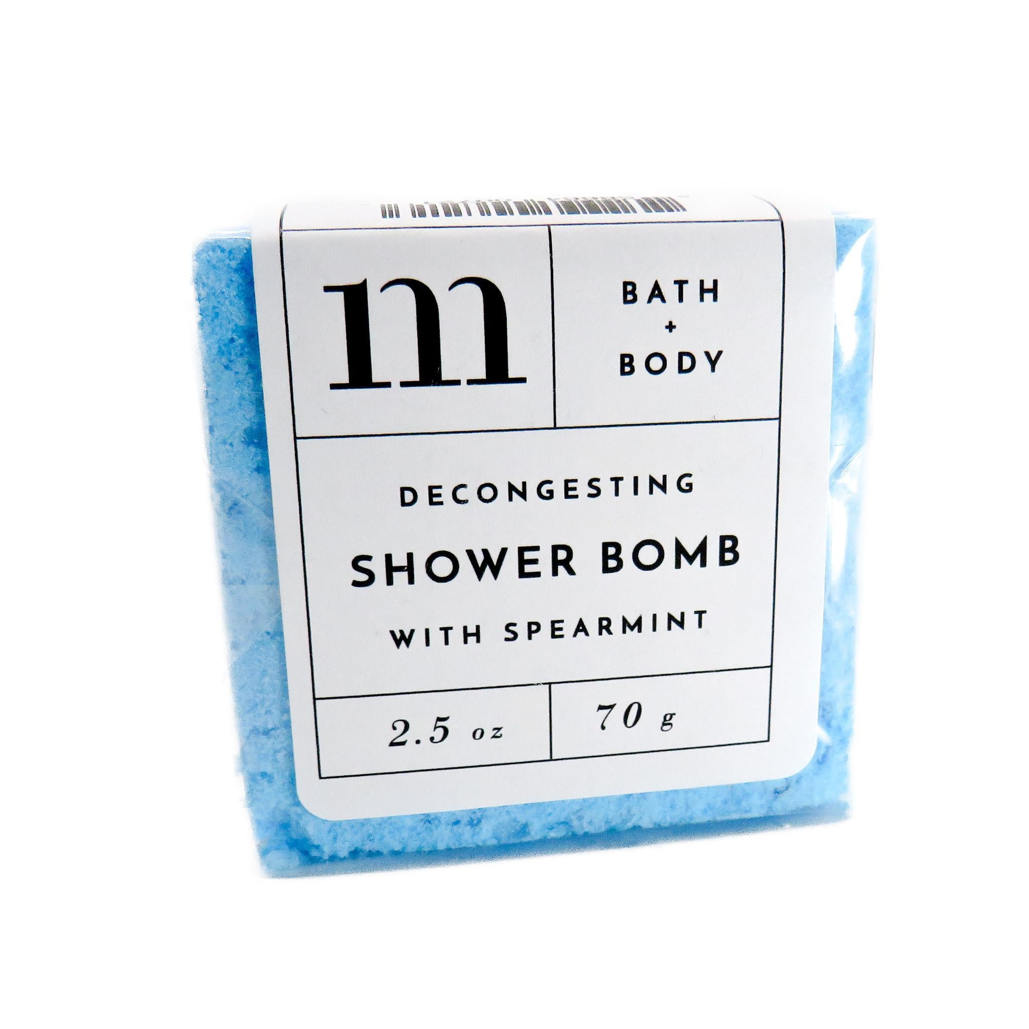 Shower Bomb  Decongesting with Spearmint by Mixture Bath & Body