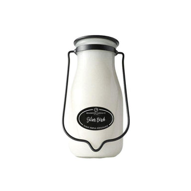 Silver Birch Milkbottle Jar Candle | 14 oz Soy | Hand-Poured