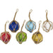 Small Glass Buoy with Jute Netting – 3", Assorted Colors