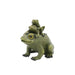 Stacked Green Frog Figurine – Resin, Whimsical Garden & Home Decor