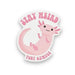 Stay Weird Axolotl Vinyl Sticker – Cute Port Gamble Vibes