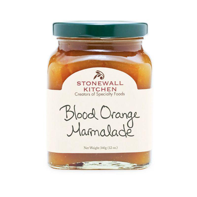 Jar of Stonewall Kitchen Blood Orange Marmalade on a white background
