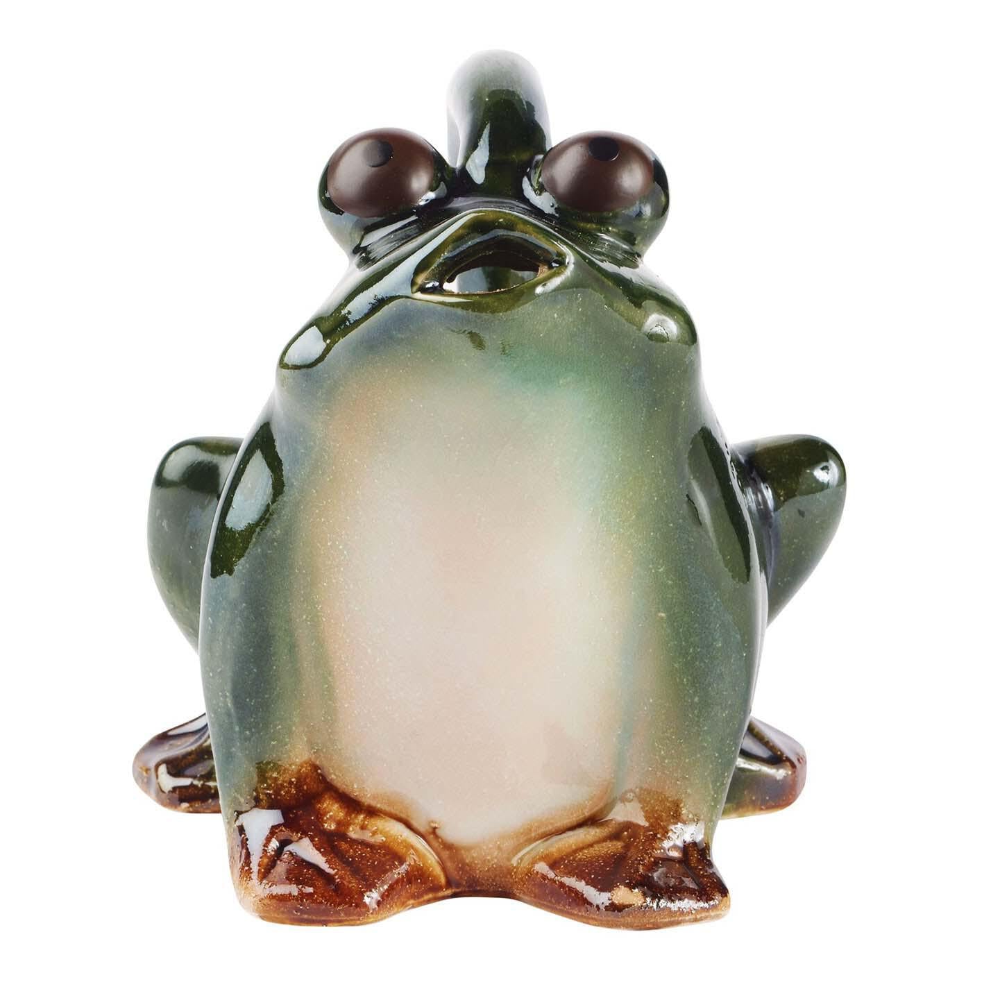Stoneware Frog Pitcher frontal