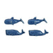Stoneware Whale Salt & Pepper Shakers – Blue Set of 2
