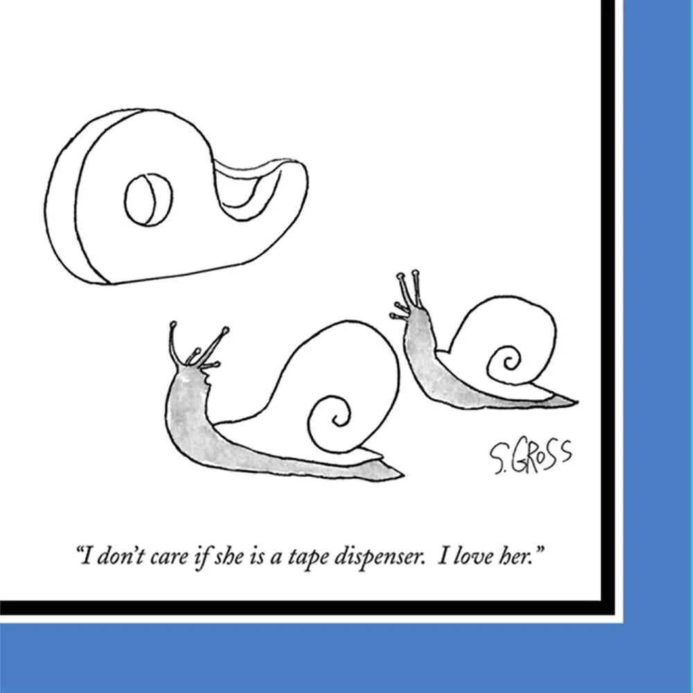 Tape Dispenser Beverage Napkins – 20 Count, Funny Cocktail Napkins