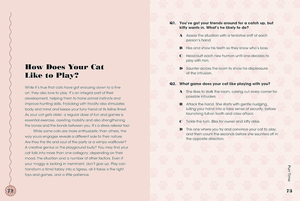 The Cat Purrsonality Test – Fun Feline Personality Quiz Book