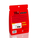 Red packaging of The Loopy Brigade snacks mystery bag on a white background