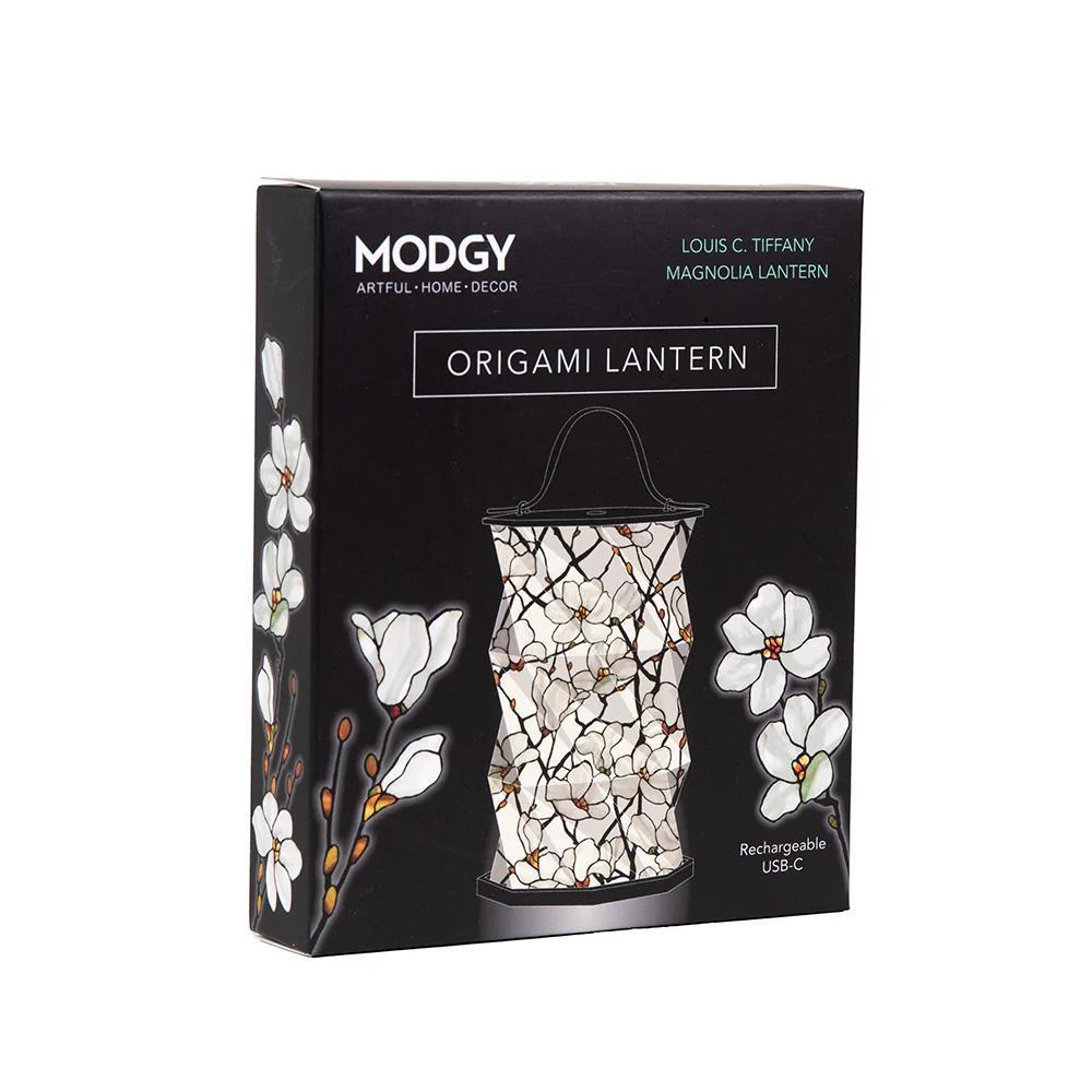 Tiffany Magnolia Origami Lantern – Modgy LED Glow Light