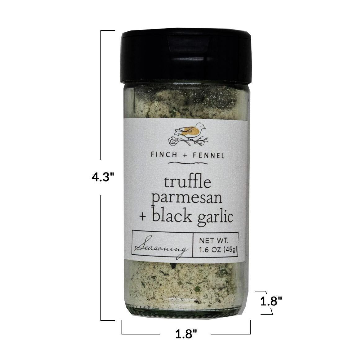Truffle Parmesan & Black Garlic Seasoning Jar