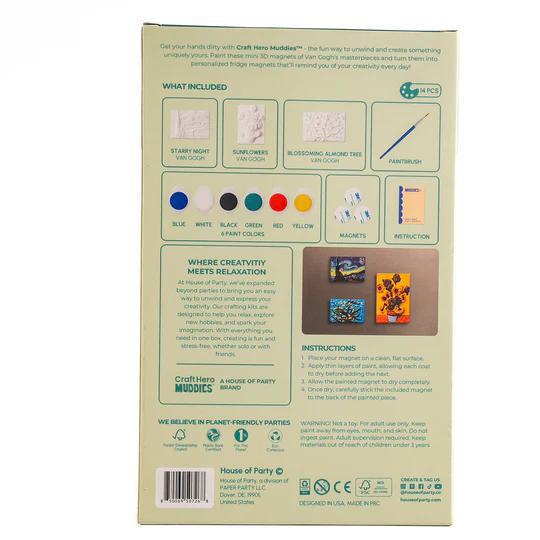 Back of a product packaging with illustrations and text on a beige background