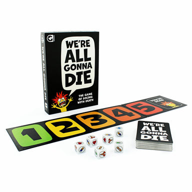 We're All Gonna Die Party Game - A Hilarious Dice-Rolling Adventure 