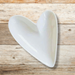White Ceramic Heart Ring Dish: Stylish Storage for  Rings