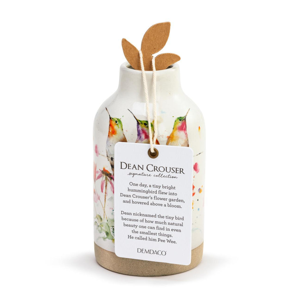 Wildflowers & Friends PeeWee Vase – Dean Crouser Watercolor Art