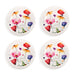Wildflowers Melamine App Plates Set of 4 – 6.5" Floral