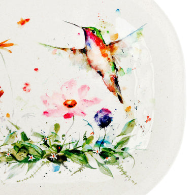 Wildflowers Melamine Platter – 16" x 9" Floral Serveware