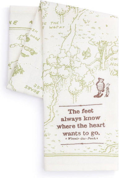 Winnie the Pooh Kitchen Towel – “Feet Know the Way”